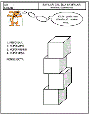 okul öncesi sıralama kavramı çalışmaları